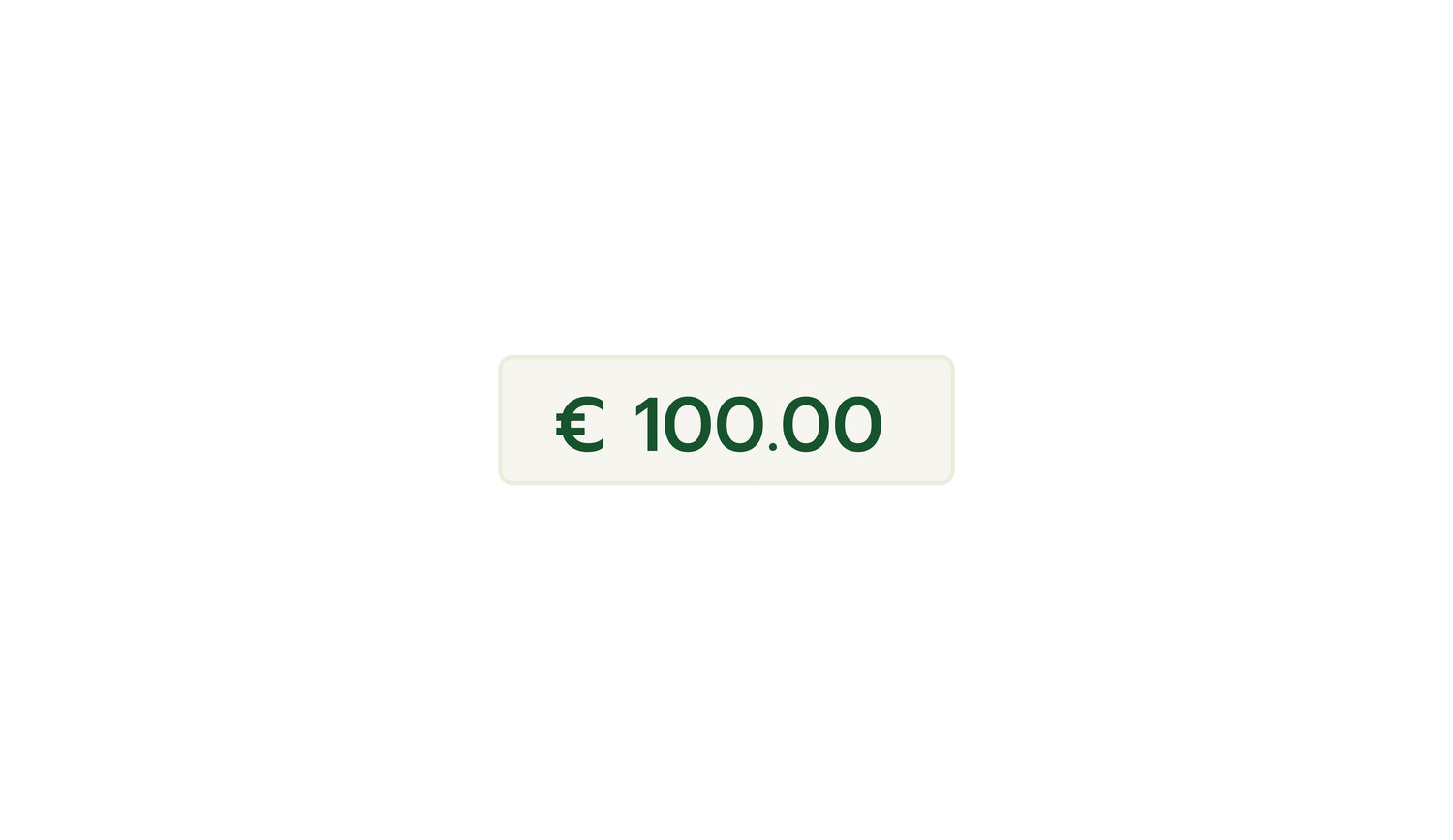 Ekonos Gift Card €100