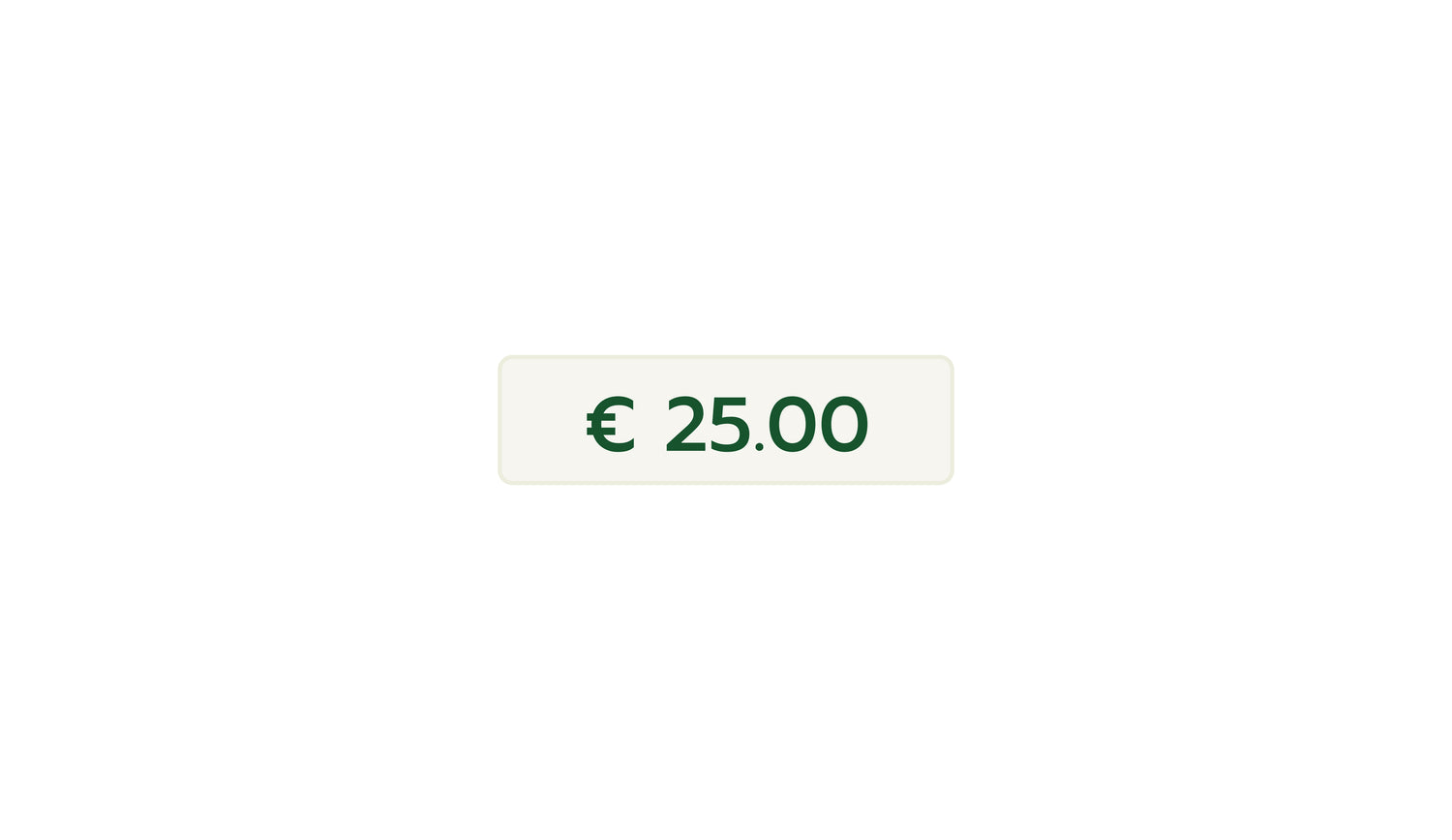 Ekonos Gift Card €25