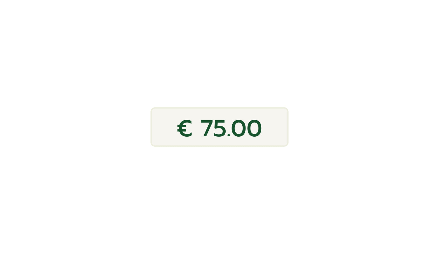 Ekonos Gift Card €75